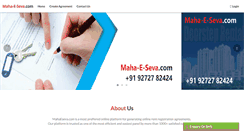 Desktop Screenshot of mahaeseva.com