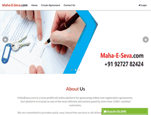 Tablet Screenshot of mahaeseva.com